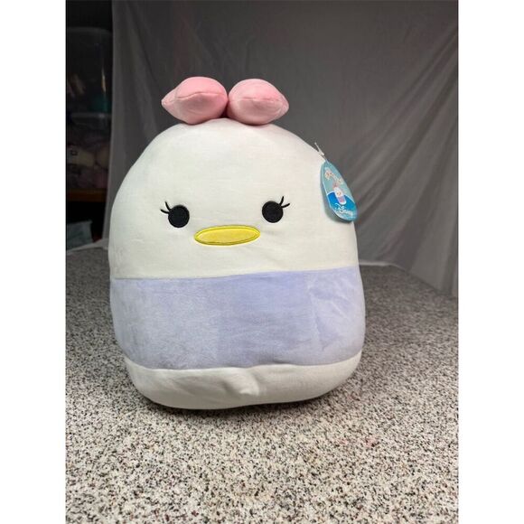 Disney Daisy Duck Squishmallows 14" Plush Pillow Authentic - Picture 1 of 4